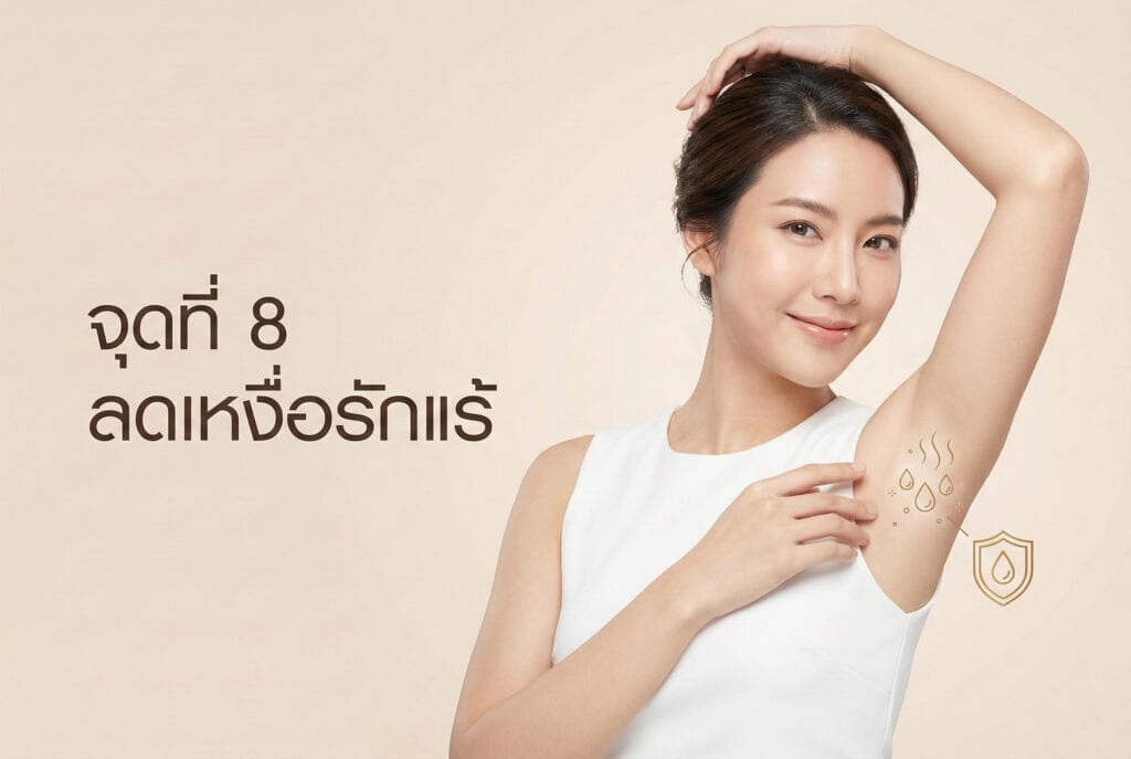 ฉีดโบท็อกรักแร้ เพื่อลดเหงื่อ