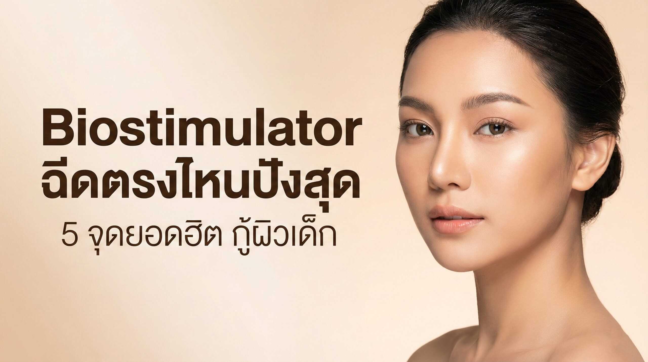 Biostimulator ฉีดกระตุ้นคอลลาเจนตรงไหนได้บ้าง