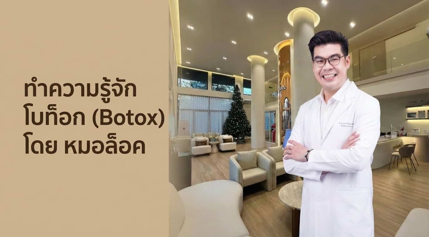 ทำความรู้จัก โบท็อก (Botox) ก่อนที่จะตัดสินใจฉีด แนะนำโดยหมอล็อค Dr.Lock Clinic