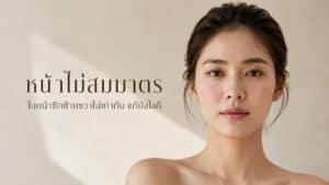 หน้าไม่สมมาตรเกิดจากอะไร แก้ไขยังไงดี